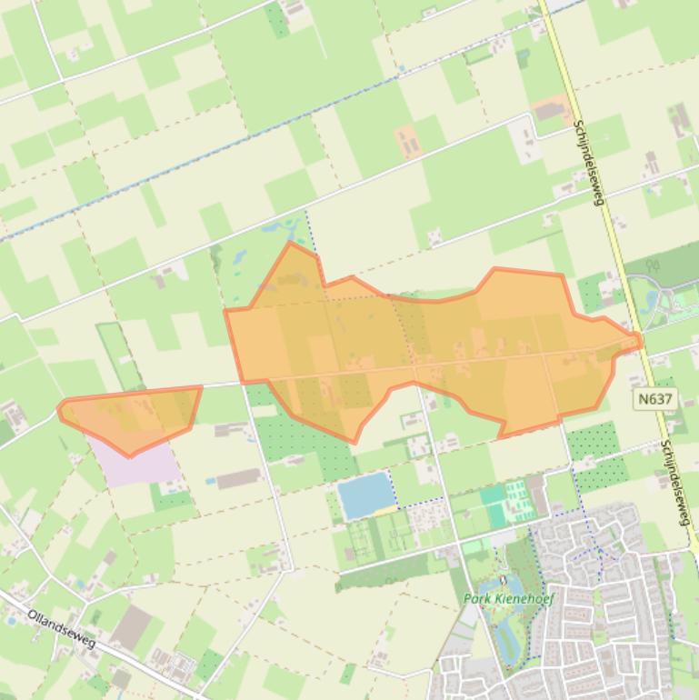 Kaart van postcodegebied 5491TD.