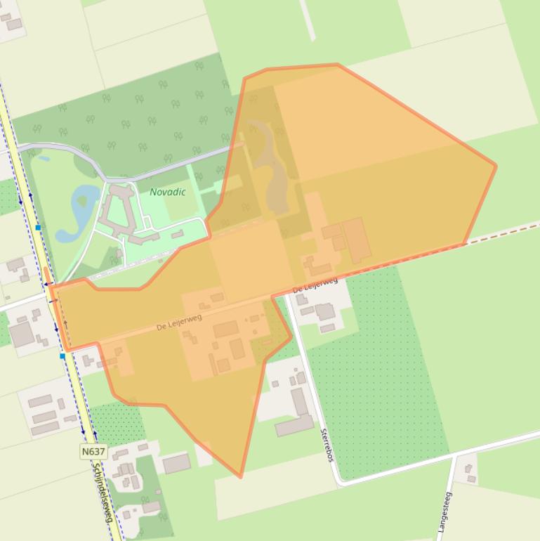 Kaart van postcodegebied 5491TK.