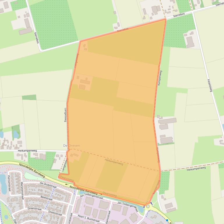 Kaart van postcodegebied 5491TM.