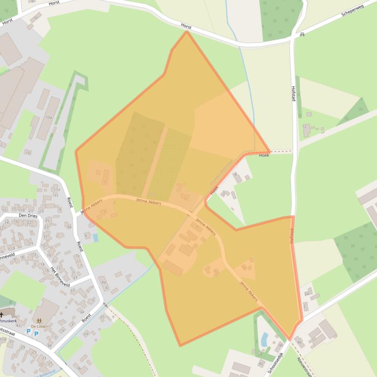 Kaart van postcodegebied 5491VA.