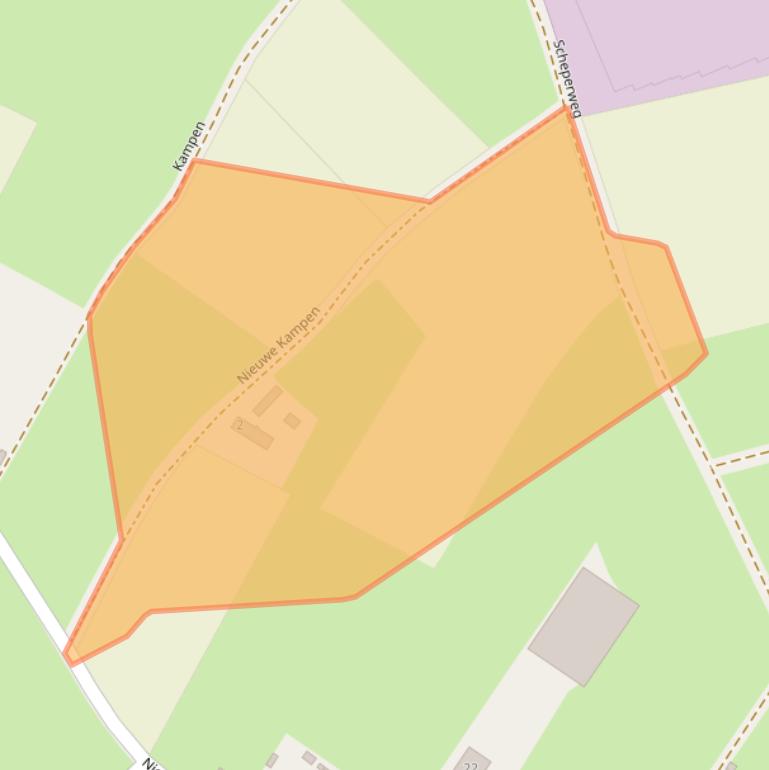 Kaart van postcodegebied 5491VN.