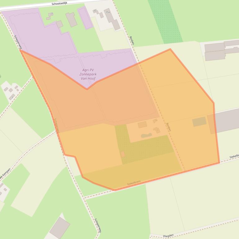 Kaart van postcodegebied 5491VT.