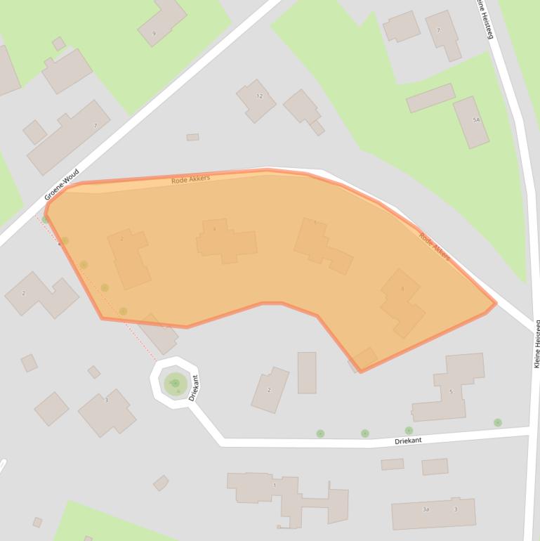 Kaart van postcodegebied 5491VZ.