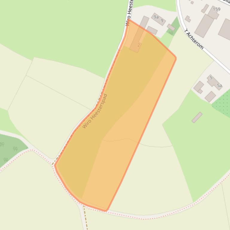 Kaart van postcodegebied 5491WV.