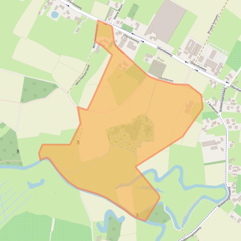 Kaart van postcodegebied 5491XD.