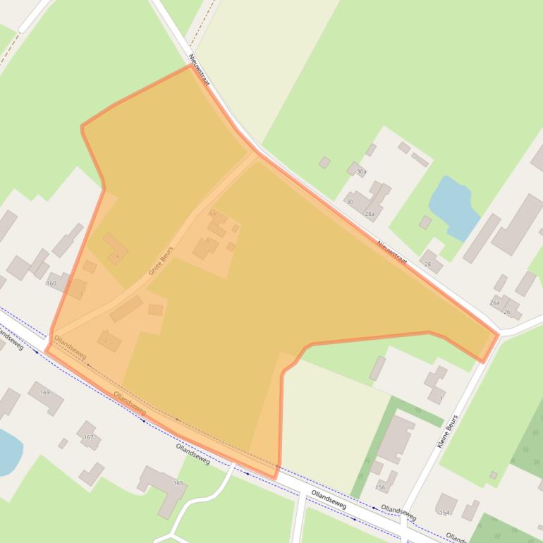 Kaart van postcodegebied 5491XG.