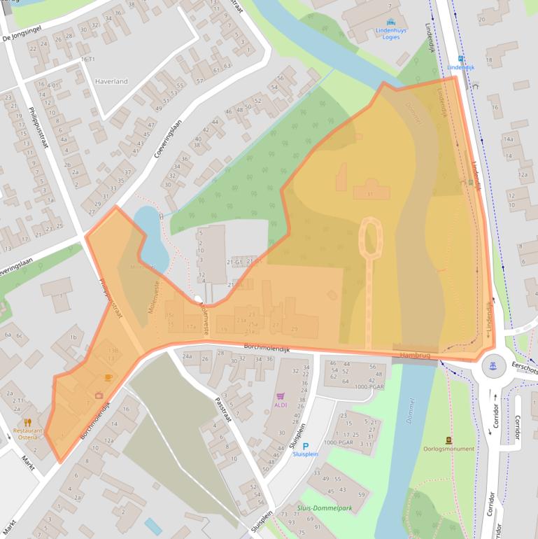 Kaart van postcodegebied 5492AJ.