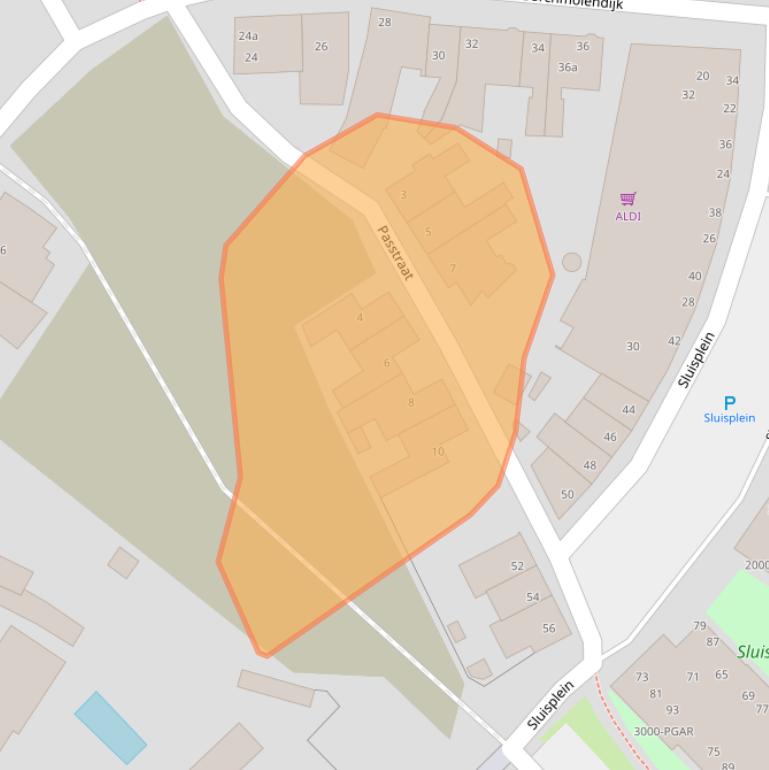 Kaart van postcodegebied 5492AL.