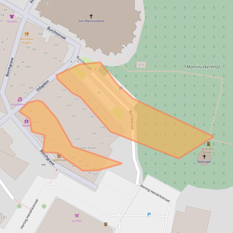Kaart van postcodegebied 5492AS.