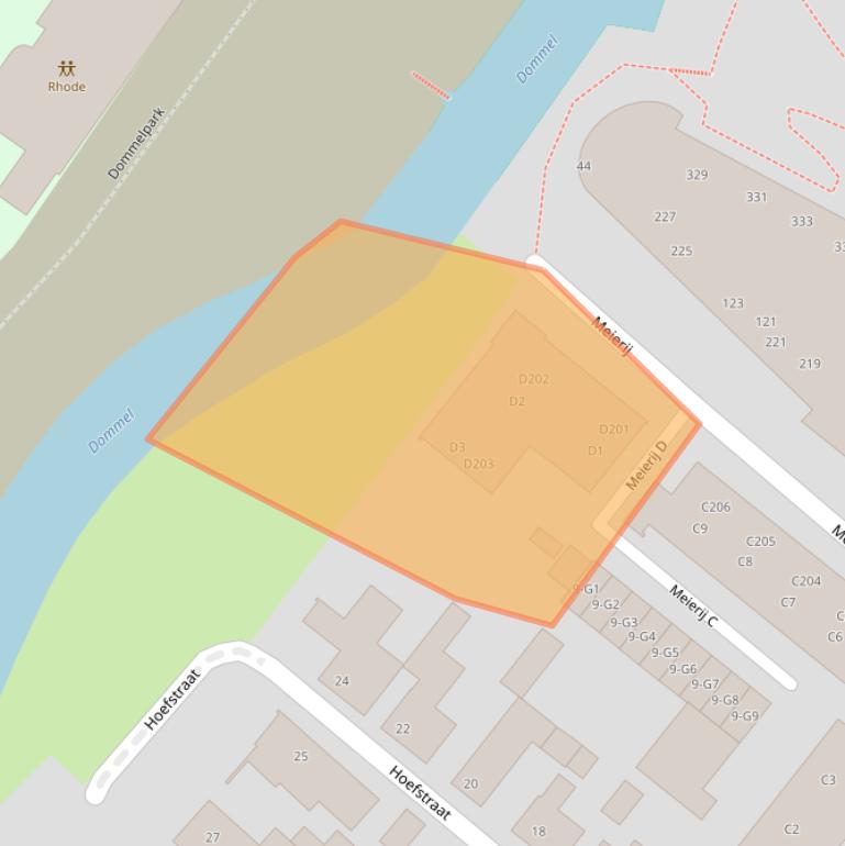 Kaart van postcodegebied 5492DL.