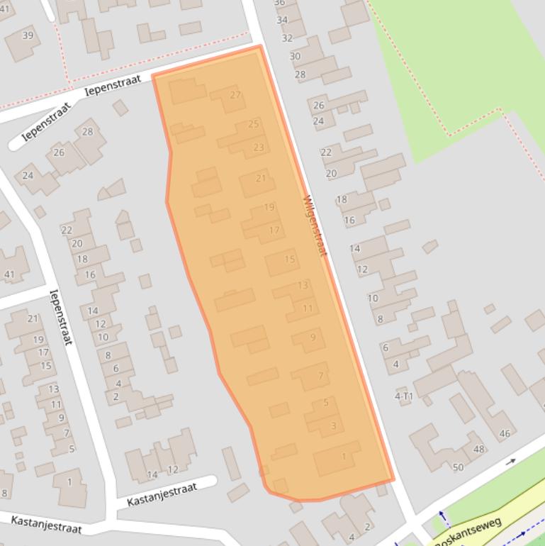 Kaart van postcodegebied 5492EL.