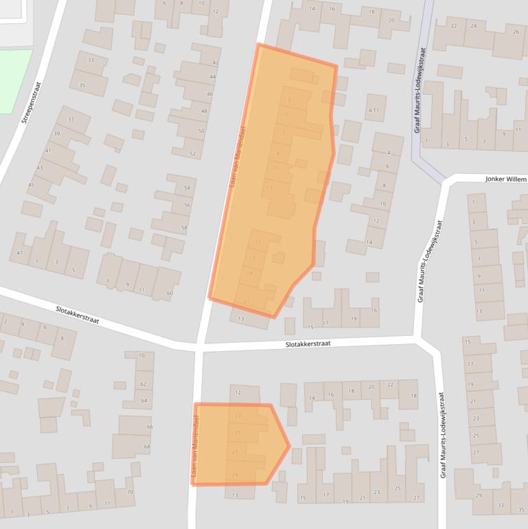 Kaart van postcodegebied 5492GA.