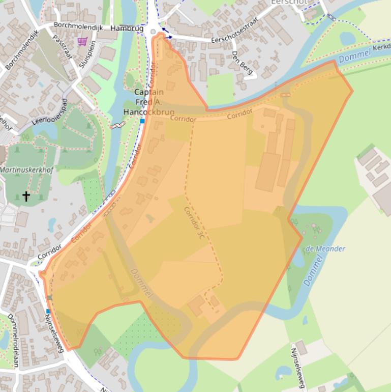 Kaart van postcodegebied 5492HA.