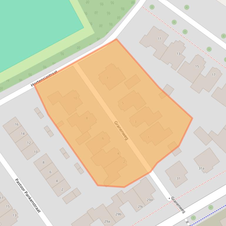 Kaart van postcodegebied 5492KH.