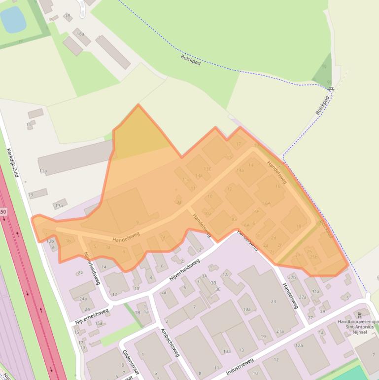 Kaart van postcodegebied 5492NL.