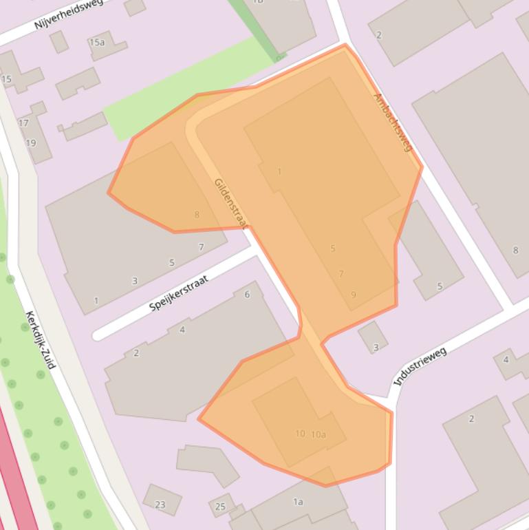 Kaart van postcodegebied 5492NN.