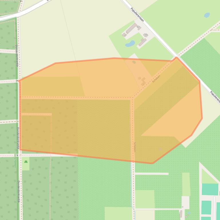 Kaart van postcodegebied 5492SH.