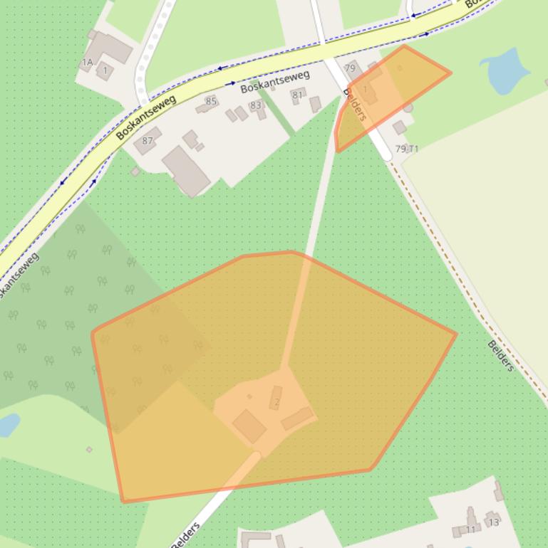 Kaart van postcodegebied 5492VD.