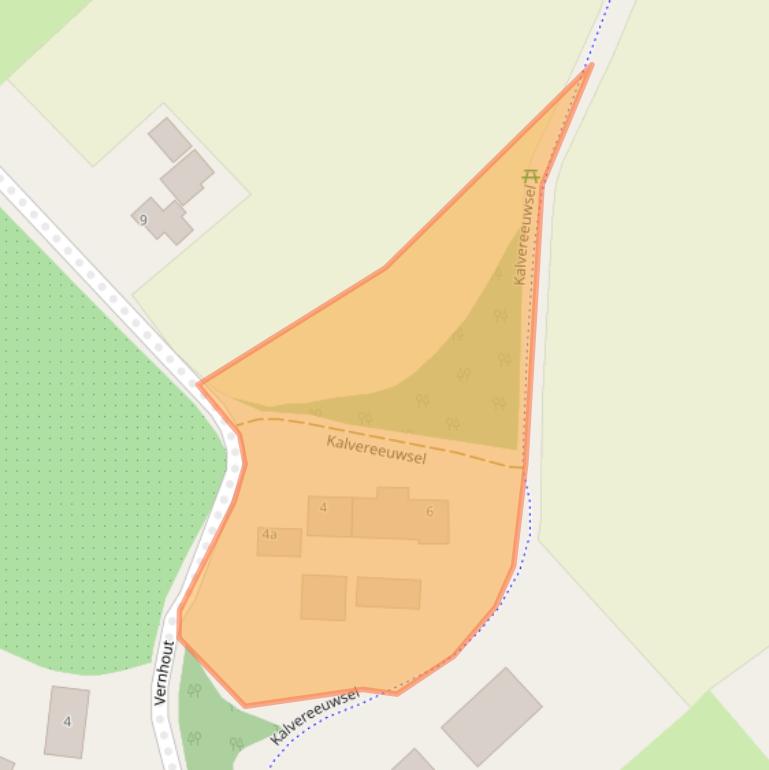 Kaart van postcodegebied 5492VP.