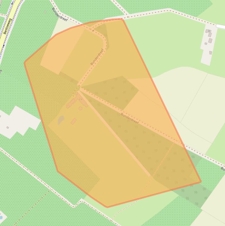 Kaart van postcodegebied 5492VS.