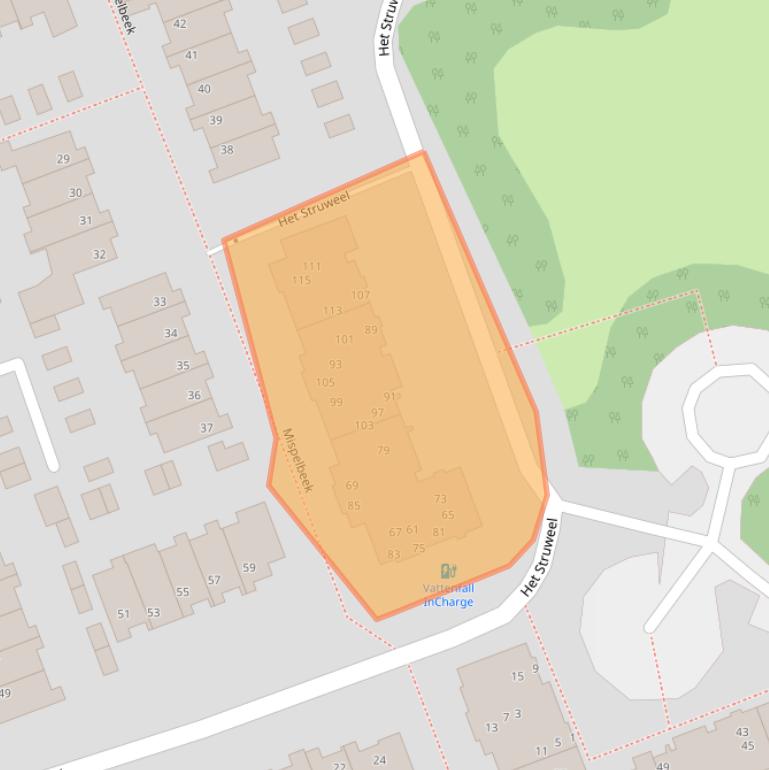 Kaart van postcodegebied 5501AR.