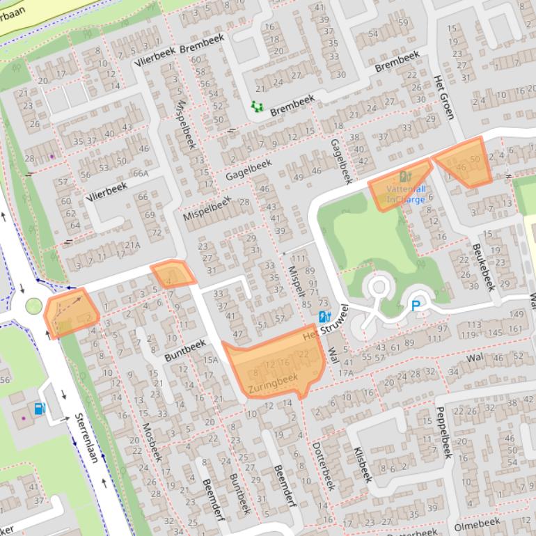 Kaart van postcodegebied 5501AS.