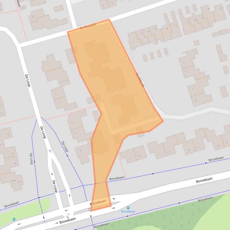 Kaart van postcodegebied 5501CG.