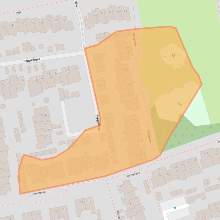 Kaart van postcodegebied 5501CK.