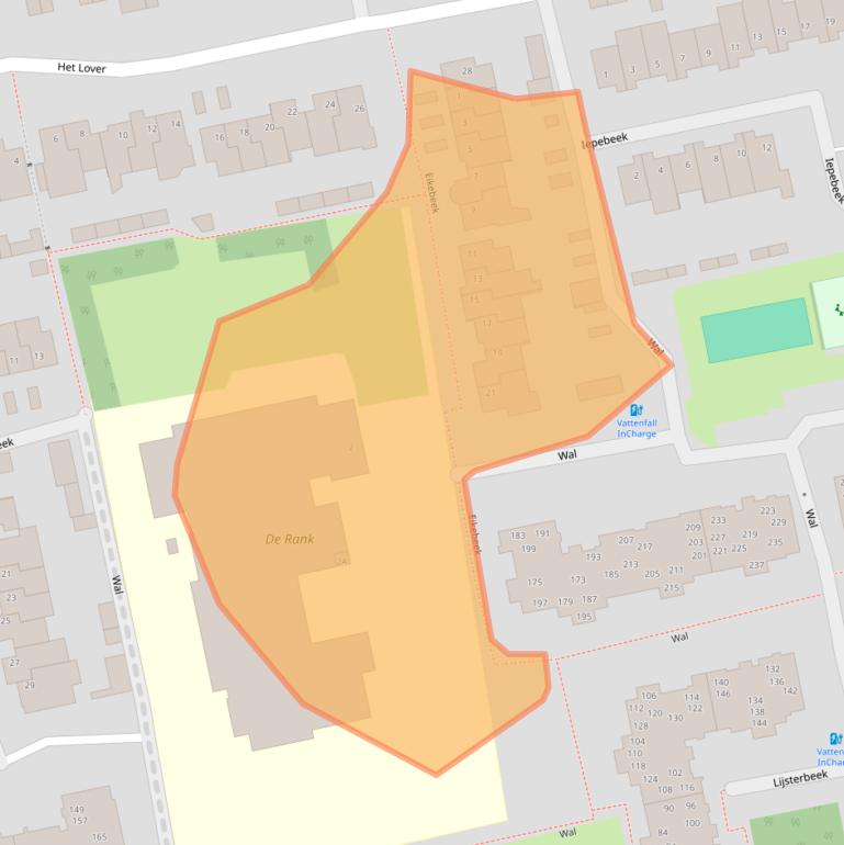 Kaart van postcodegebied 5501CN.