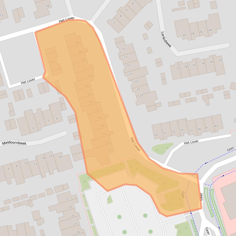 Kaart van postcodegebied 5501CS.