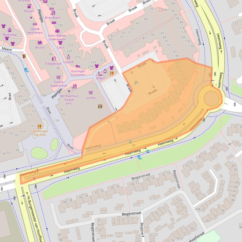 Kaart van postcodegebied 5501DH.
