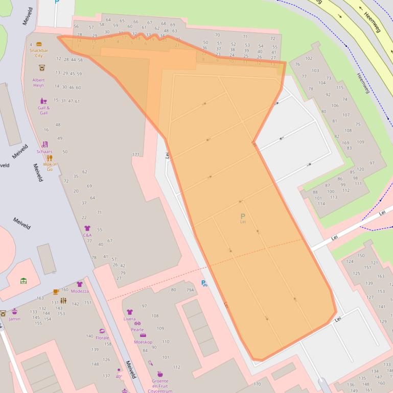 Kaart van postcodegebied 5501DZ.
