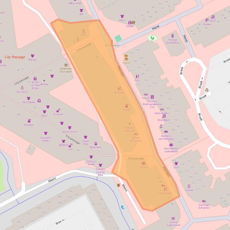Kaart van postcodegebied 5501EB.