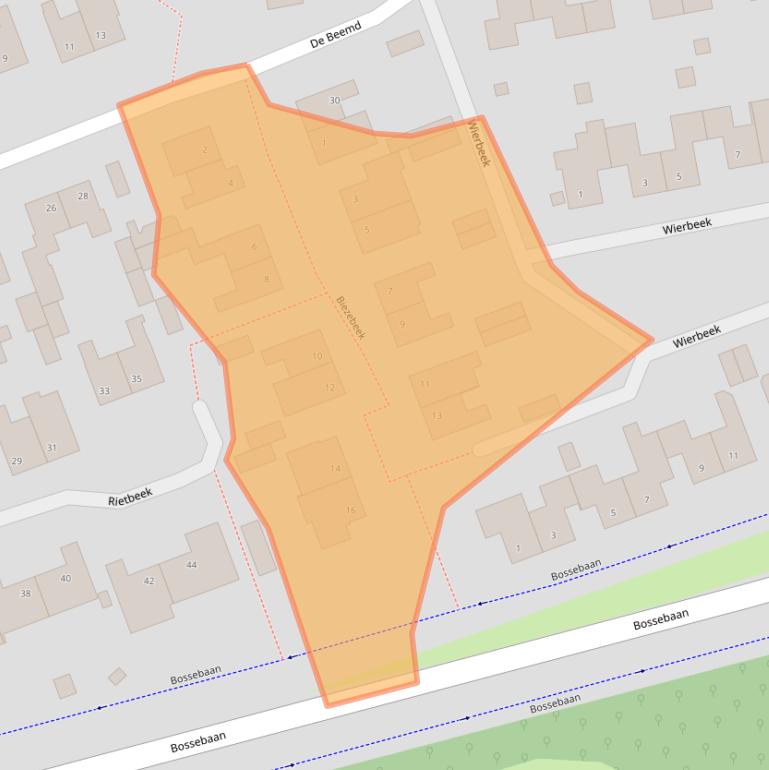 Kaart van postcodegebied 5501EN.