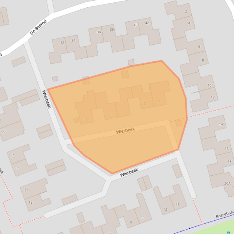 Kaart van postcodegebied 5501EP.