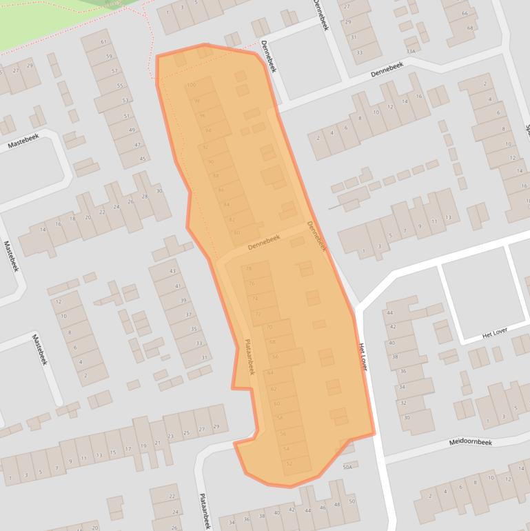 Kaart van postcodegebied 5501GD.
