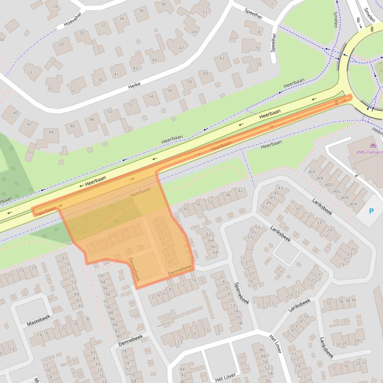 Kaart van postcodegebied 5501GJ.
