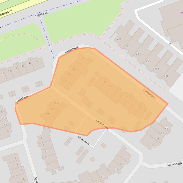 Kaart van postcodegebied 5501GR.