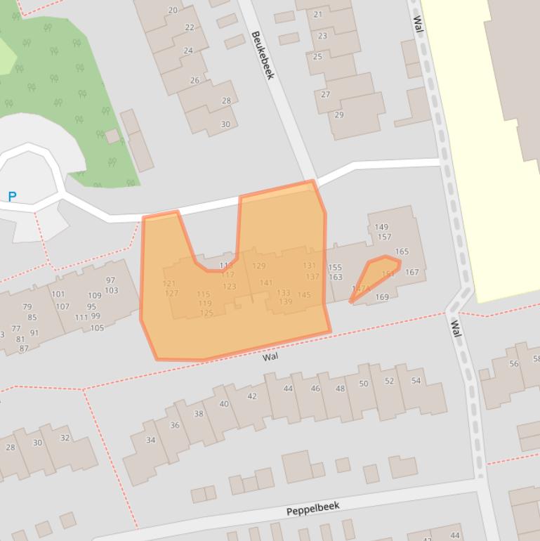 Kaart van postcodegebied 5501HD.