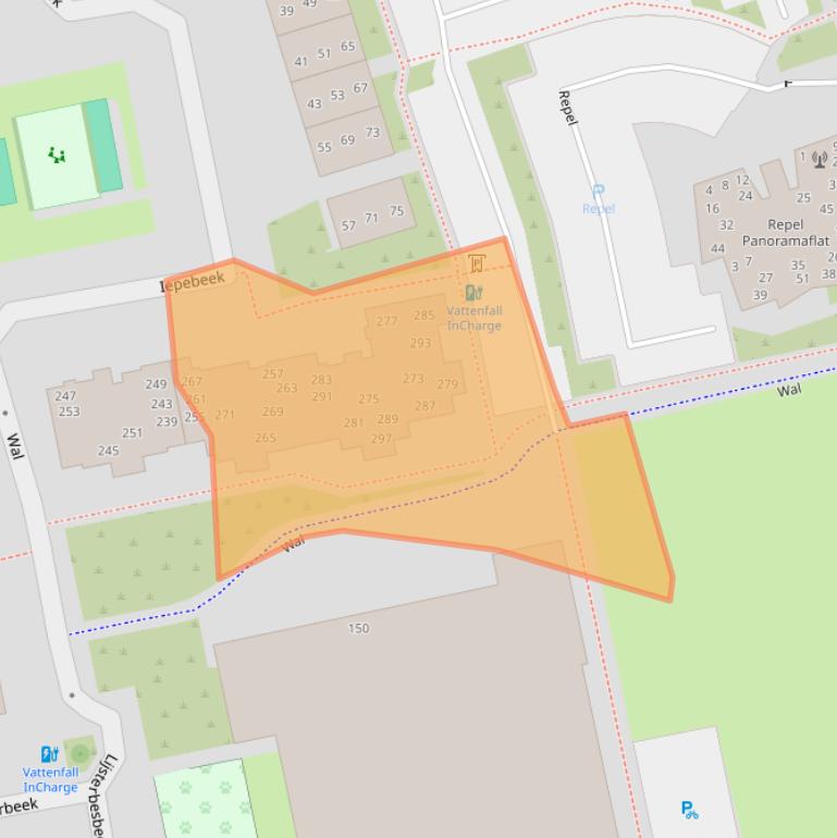 Kaart van postcodegebied 5501HJ.