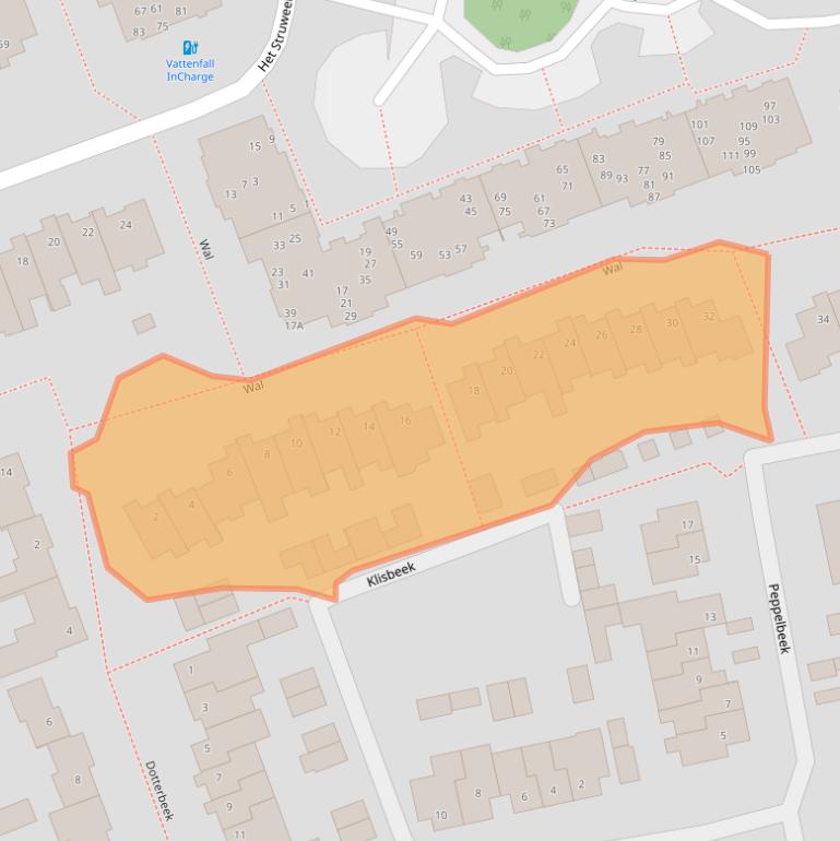 Kaart van postcodegebied 5501HK.