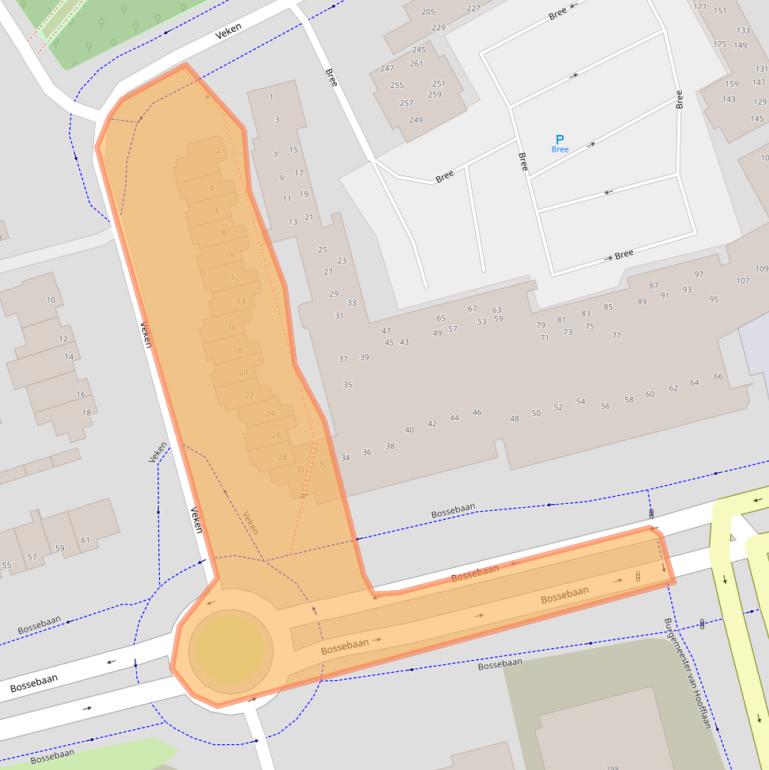 Kaart van postcodegebied 5501JD.