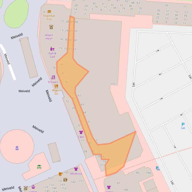 Kaart van postcodegebied 5501KB.