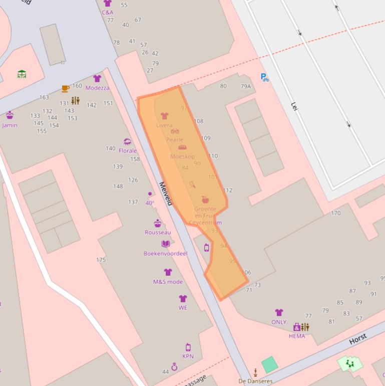 Kaart van postcodegebied 5501KD.