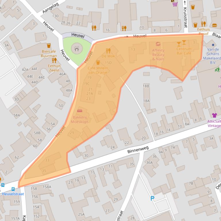 Kaart van postcodegebied 5502AJ.