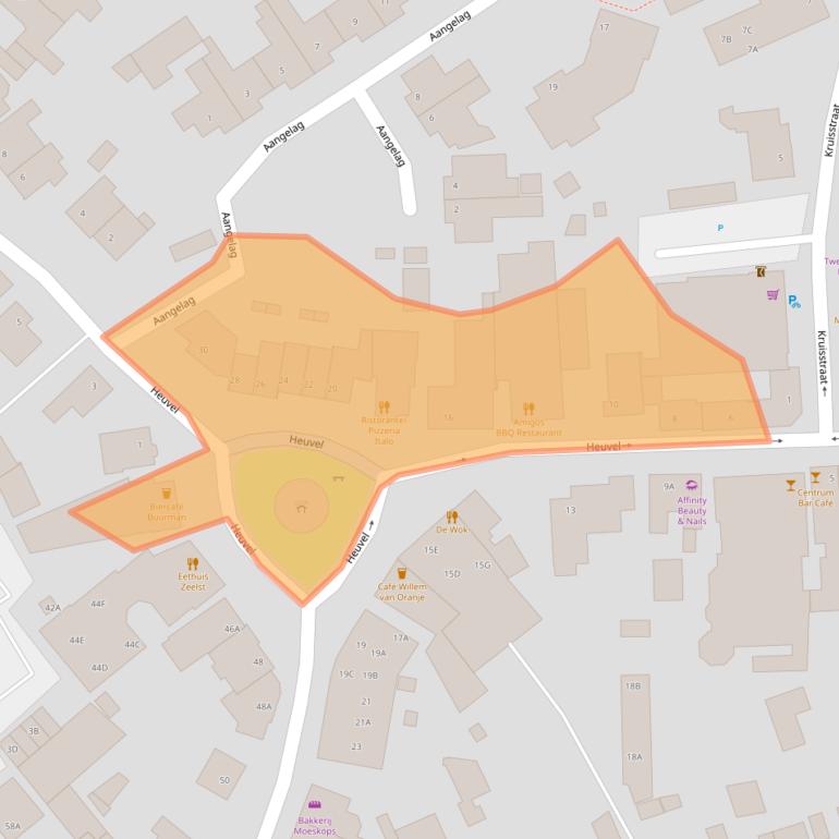 Kaart van postcodegebied 5502AK.