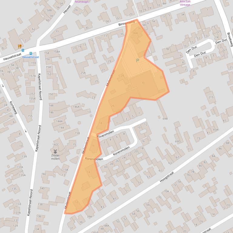 Kaart van postcodegebied 5502AR.