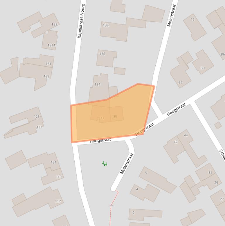 Kaart van postcodegebied 5502AS.