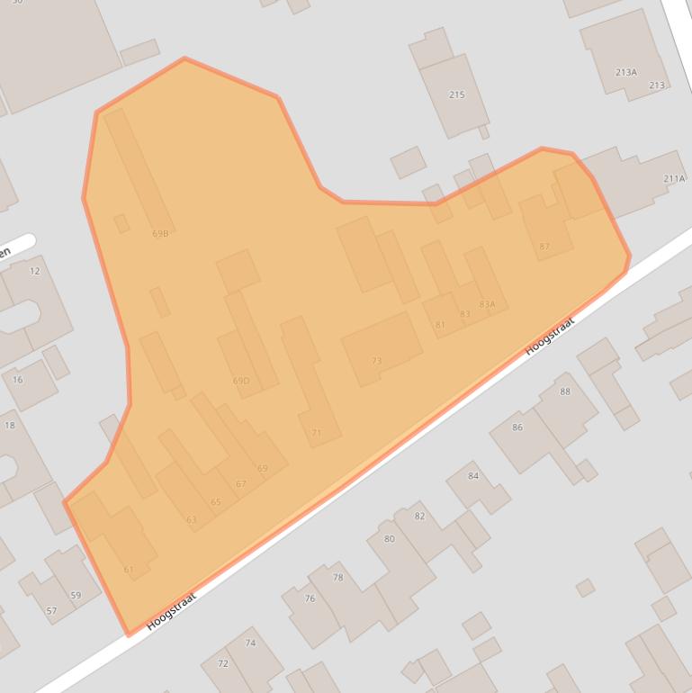 Kaart van postcodegebied 5502AV.