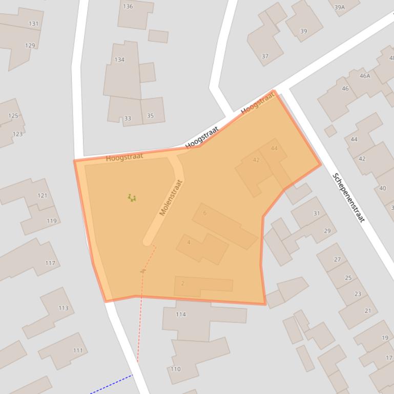 Kaart van postcodegebied 5502AW.